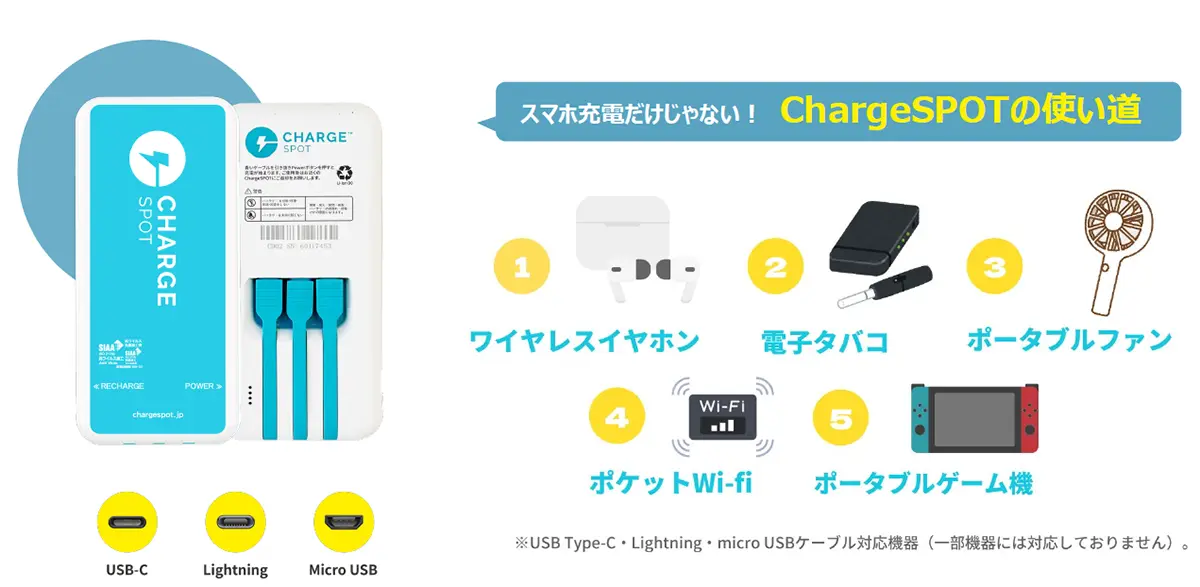 チャージスポット機能紹介