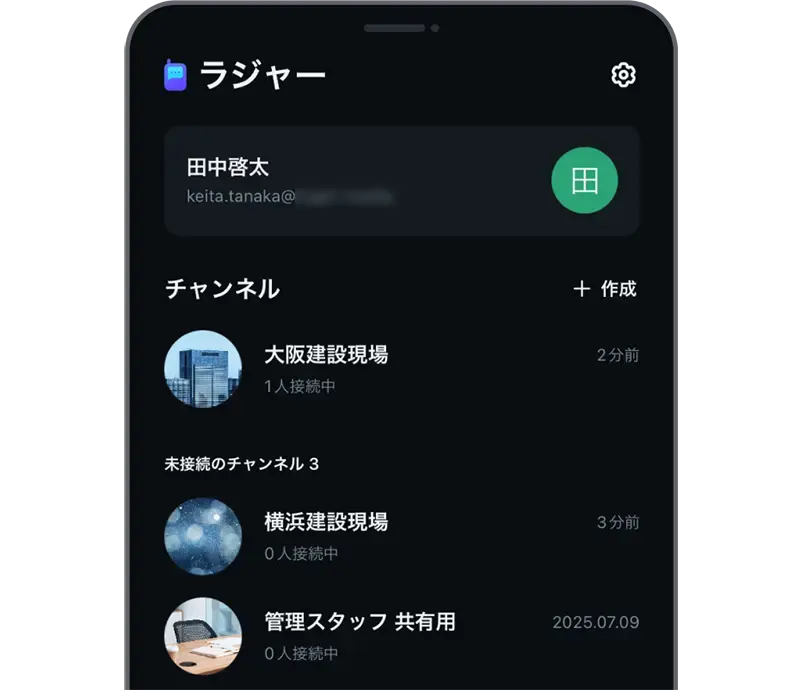誰でもつかえるシンプル画面
